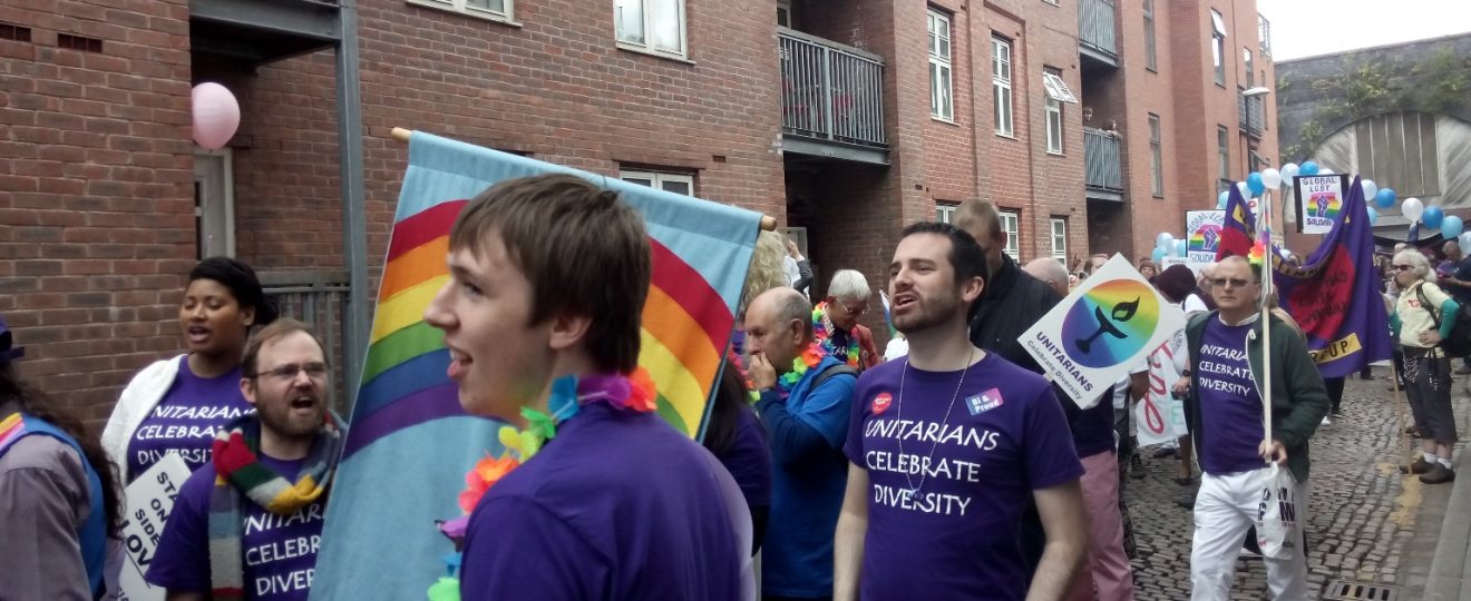 Unitarians Gathered at Pride