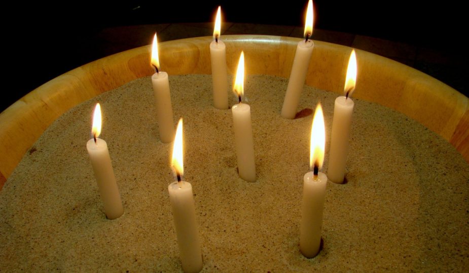 Candles in Sand